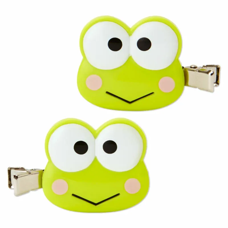 Keroppi Mini Hair Clip Set sold by Sanrio