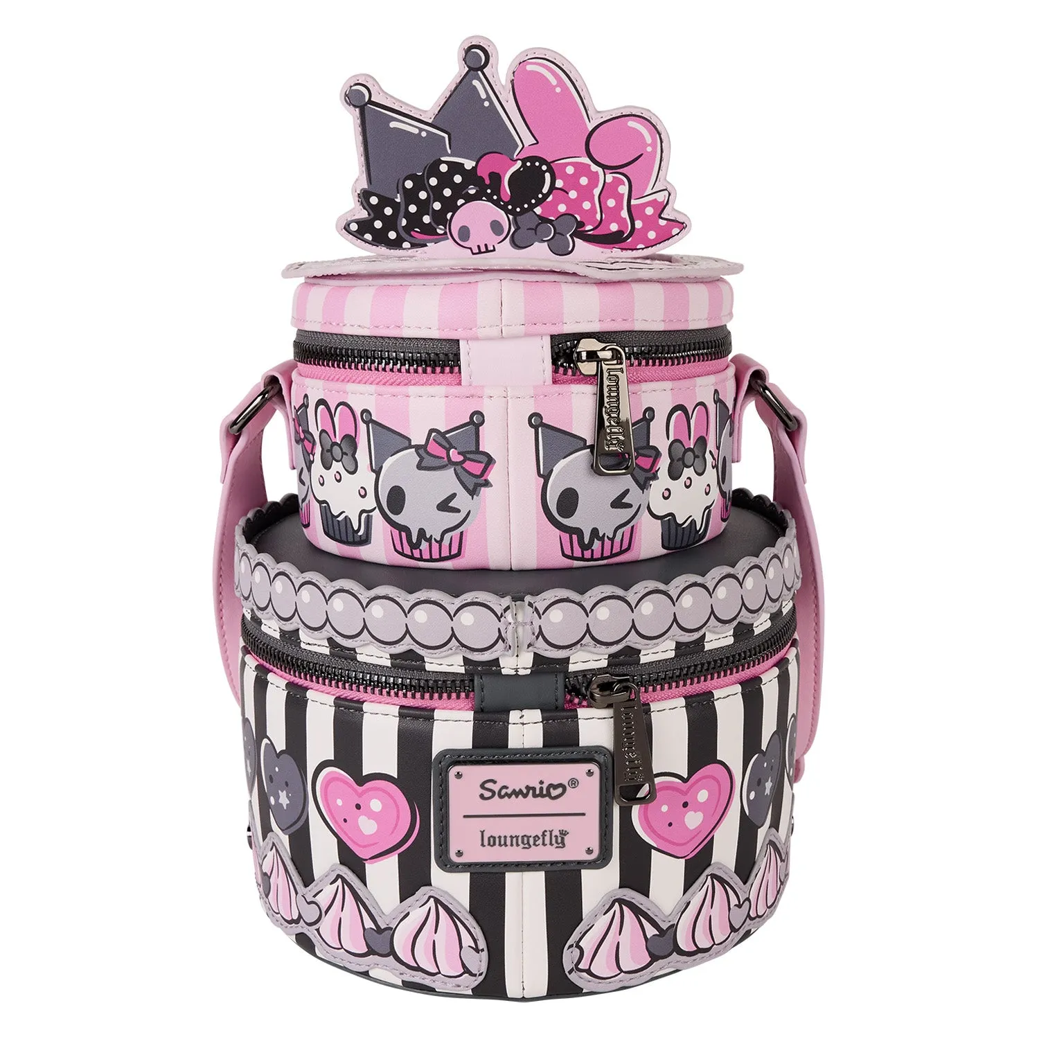 My Melody & Kuromi x Loungefly Figural Cake Crossbody Bag sold by Sanrio product image thumbnail 3