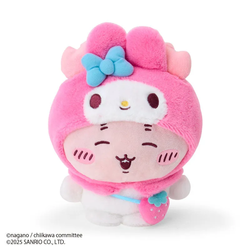 Chiikawa x Sanrio Characters My Melody 7" Plush (Furuhonya) sold by Sanrio