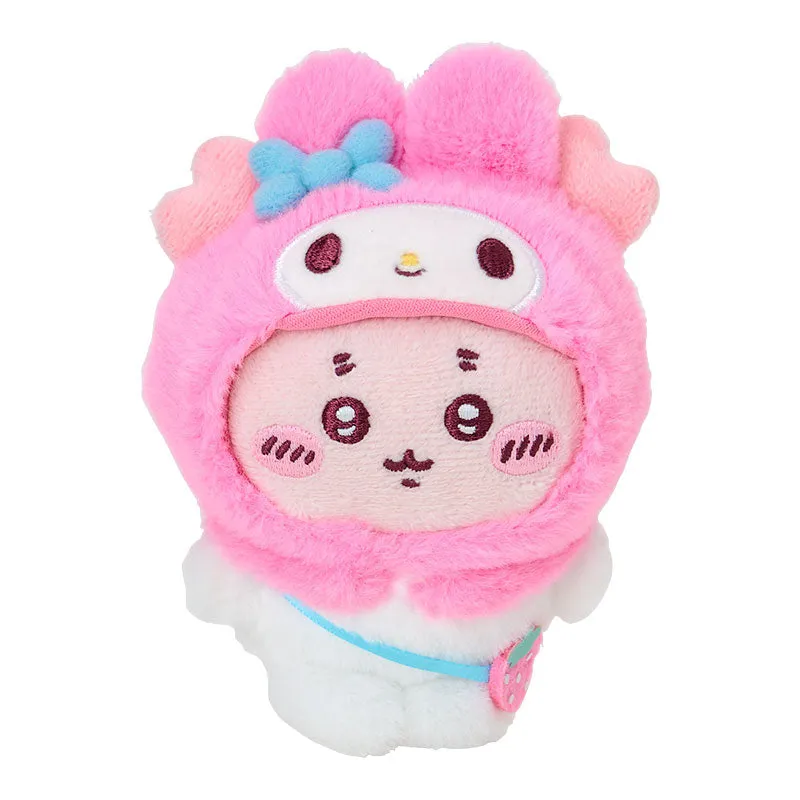 Chiikawa x Sanrio Characters My Melody Plush Mascot Keychain (Furuhonya) sold by Sanrio product image thumbnail 2
