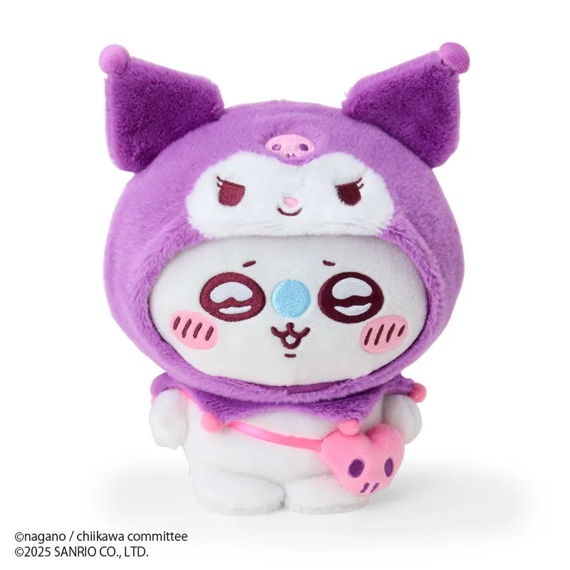 Chiikawa x Sanrio Characters Kuromi 7" Plush (Momonga) sold by Sanrio