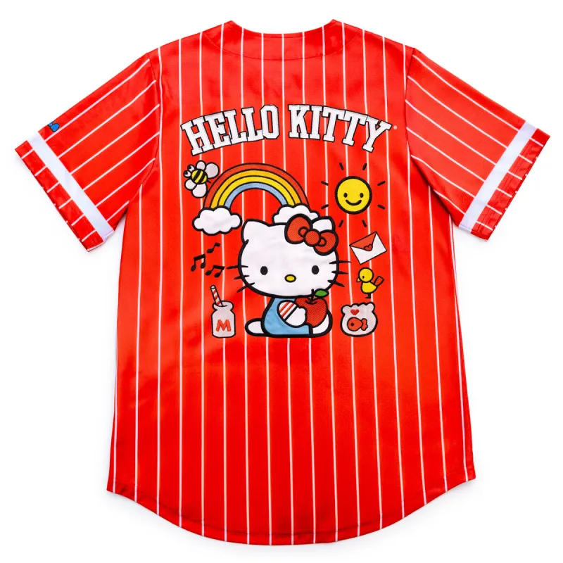 Hello Kitty x JapanLA Baseball Jersey (Red) sold by Sanrio