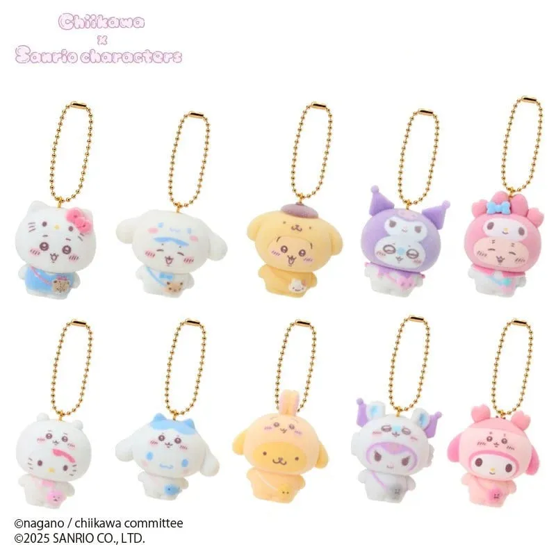 Chiikawa x Sanrio Characters Bag Charm Blind Box sold by Sanrio
