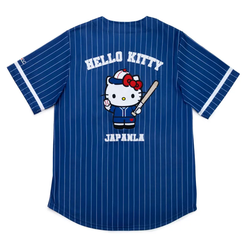 Hello Kitty x JapanLA Baseball Jersey (Blue) sold by Sanrio