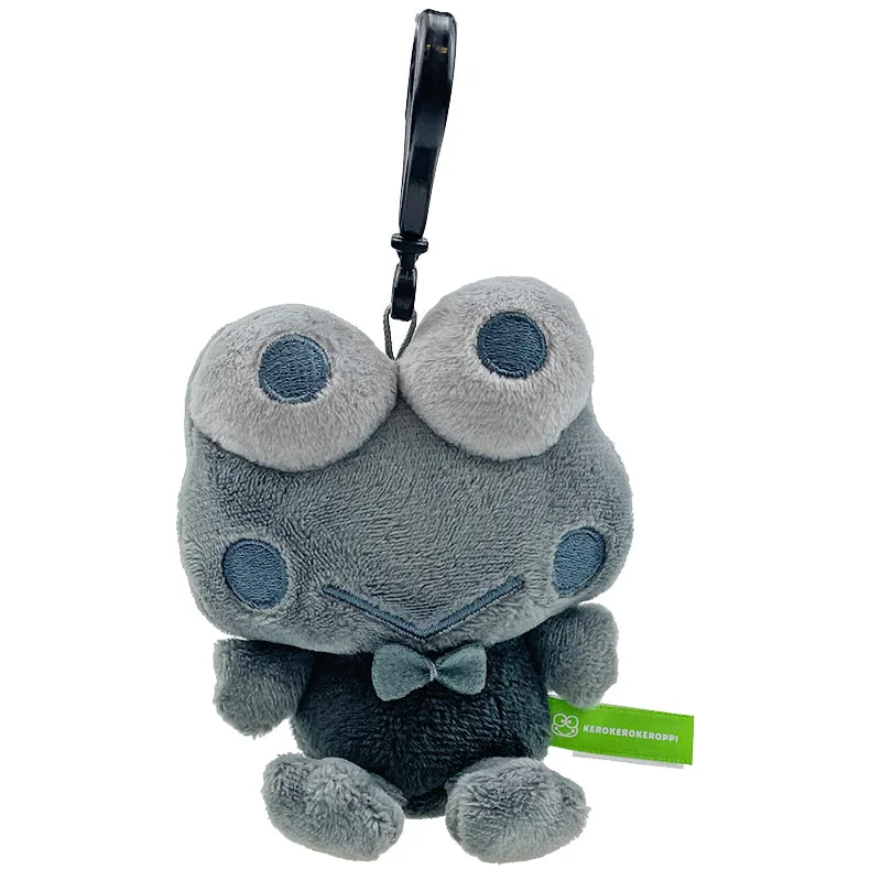 Keroppi Plush Mascot Clip (Ash Monochrome Series) sold by Sanrio