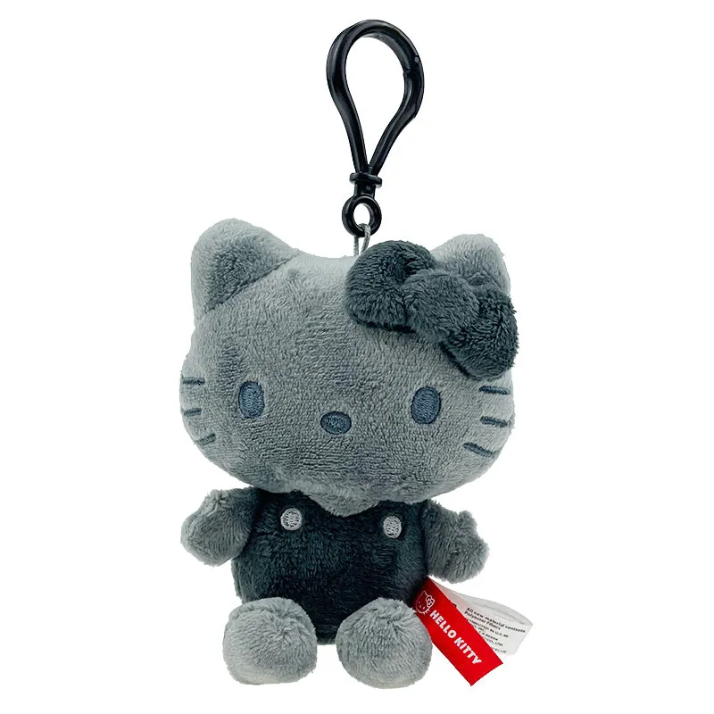 Hello Kitty Plush Mascot Clip (Ash Monochrome Series) sold by Sanrio
