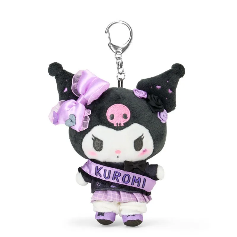 Kuromi Plush Mascot Keychain (Sparkling School Series) sold by Sanrio