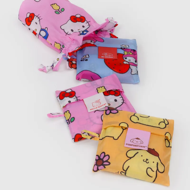 Hello Kitty and Friends x Baggu Standard Bags 3-pc Set (Fruits + Florals) sold by Sanrio