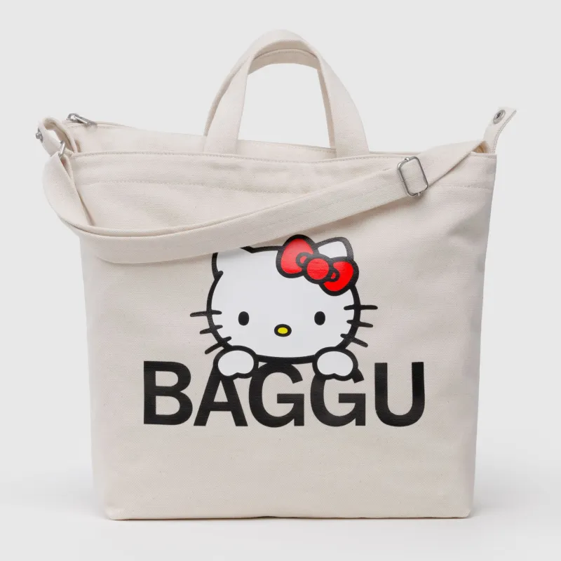 Hello Kitty x Baggu Horizontal Zip Duck Bag (Big Face) sold by Sanrio