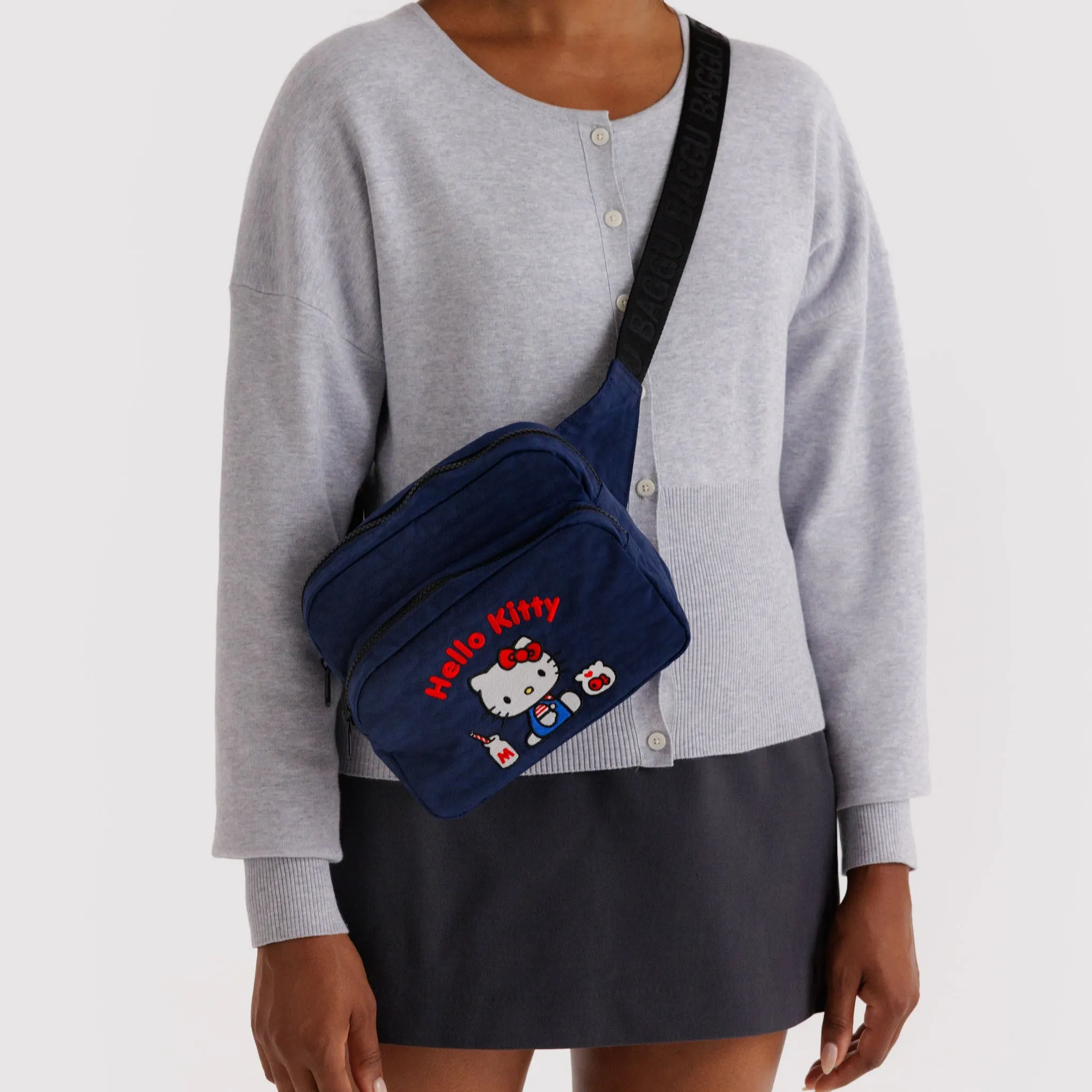 Hello Kitty x Baggu Embroidered Fanny Pack (Classic Milk Bottle) sold by Sanrio product image thumbnail 2