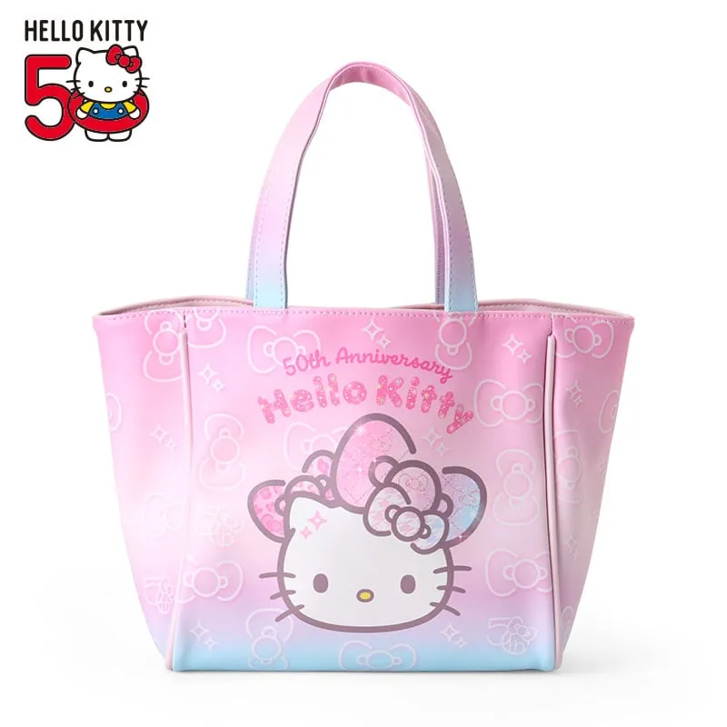 Hello Kitty Mini Tote Bag 50th Anniv. (Fashionable Ribbons Series) sold by Sanrio