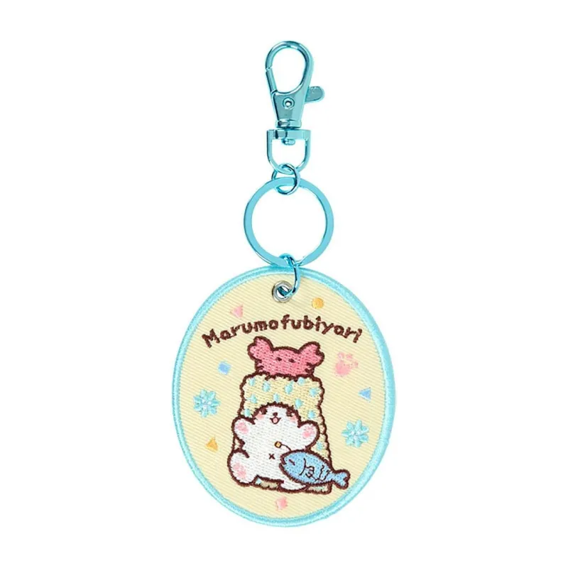 Marumofubiyori Mascot Badge Keychain (Sanrio Character Award Series) sold by Sanrio