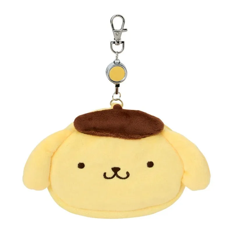 Pompompurin Plush ID Badge Holder & Reel sold by Sanrio
