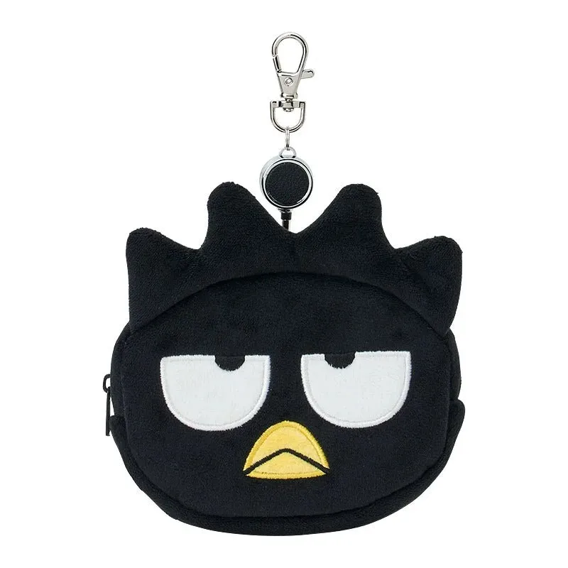 Badtz-maru Plush ID Badge Holder & Reel sold by Sanrio