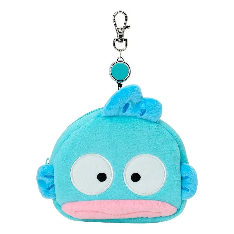 Hangyodon Plush ID Badge Holder & Reel sold by Sanrio