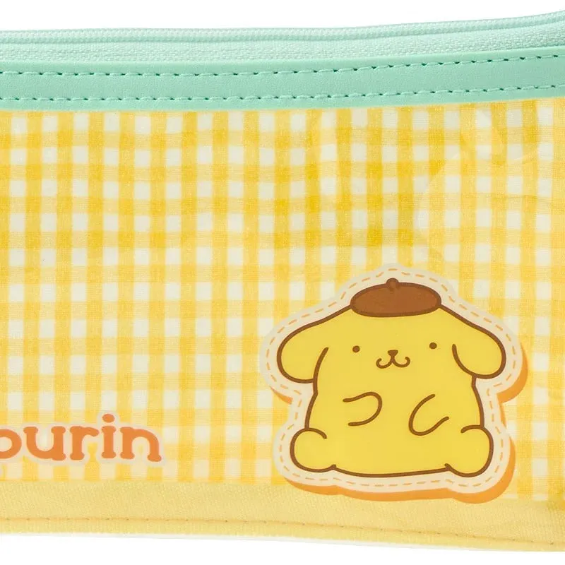 Pompompurin Gingham Pencil Pouch sold by Sanrio product image thumbnail 2