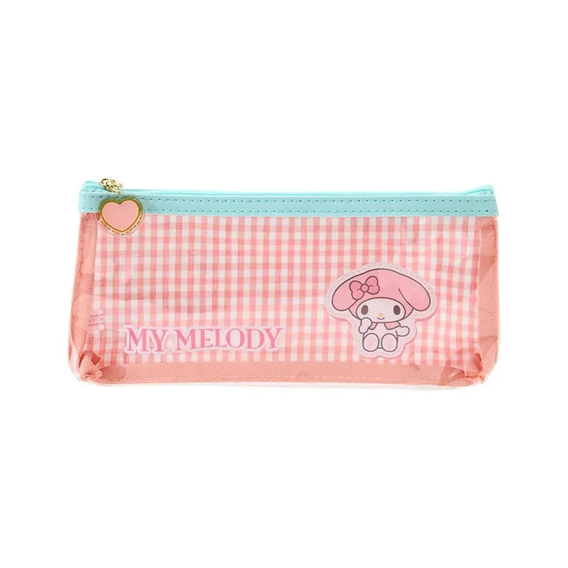 My Melody Gingham Pencil Pouch sold by Sanrio