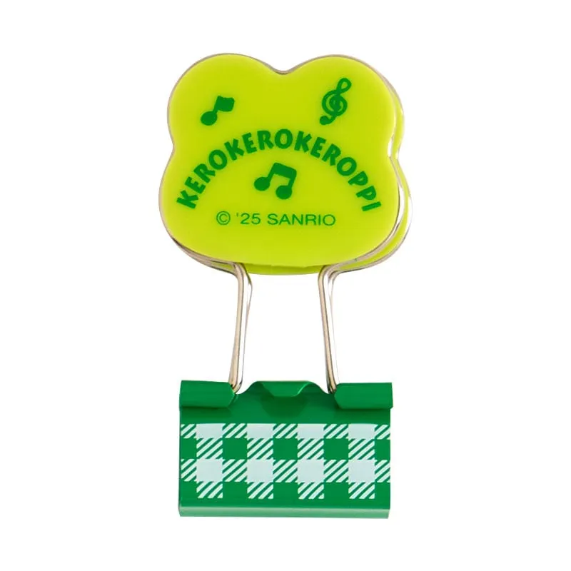 Keroppi Gingham Binder Clips (Set of 3) sold by Sanrio product image thumbnail 3