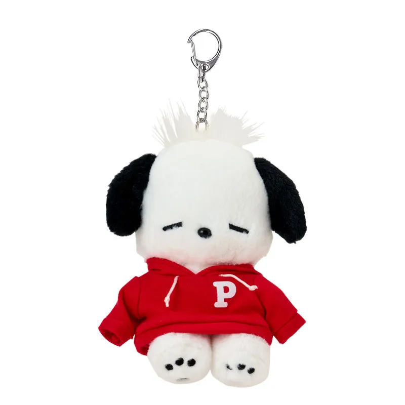 Pochacco Resting Plush Keychain Mascot (Dress-up Series) sold by Sanrio