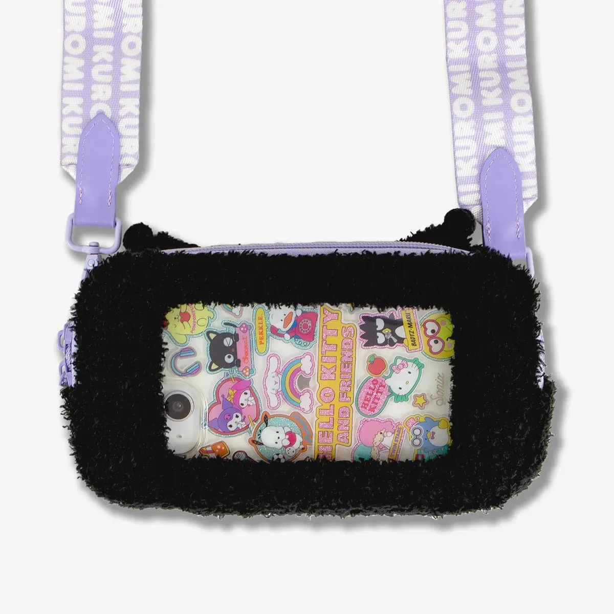 Kuromi x Sonix Plush Phone Wallet sold by Sanrio product image thumbnail 4