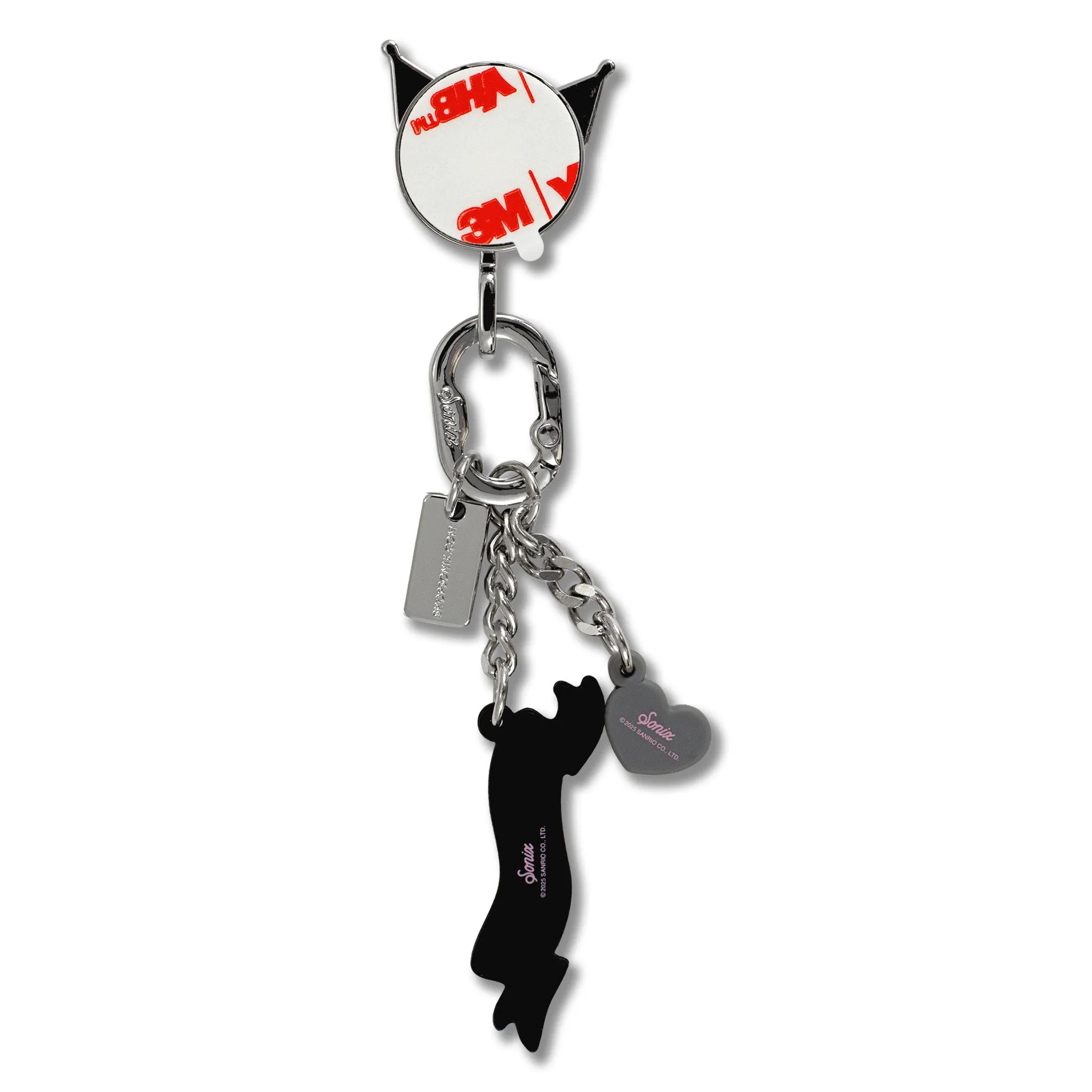 Kuromi x Sonix Adhesive 3-pc Smartphone Charm Set sold by Sanrio product image thumbnail 3