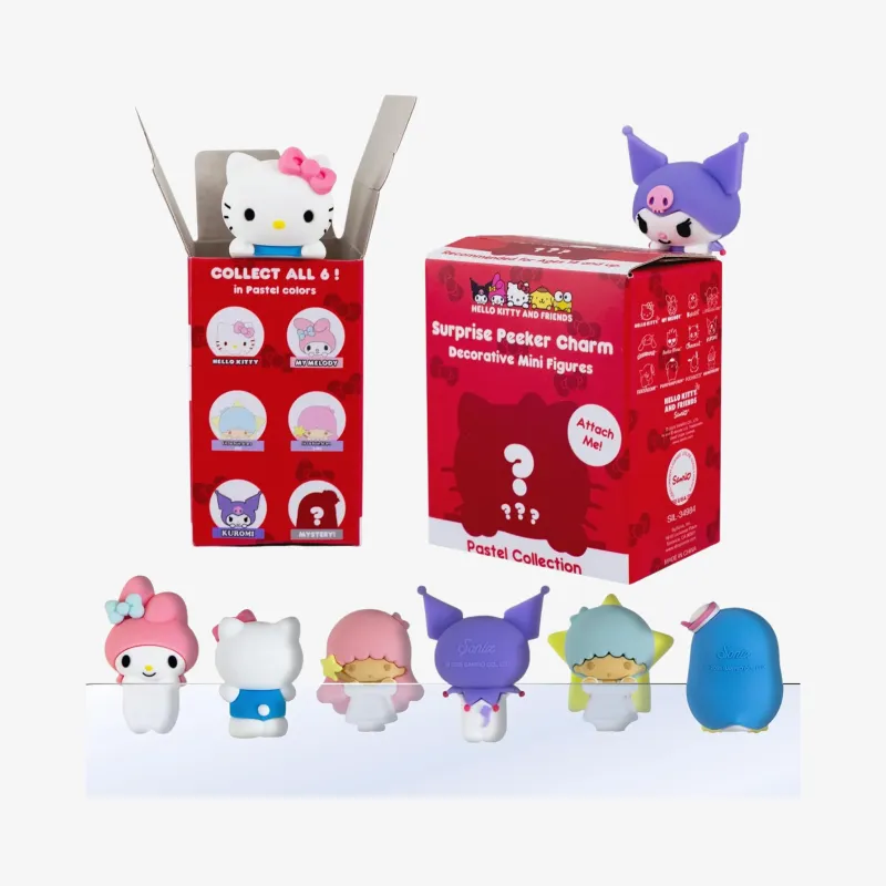 Hello Kitty and Friends x Sonix Blind Box Peeker Charms (Pastel Series) sold by Sanrio