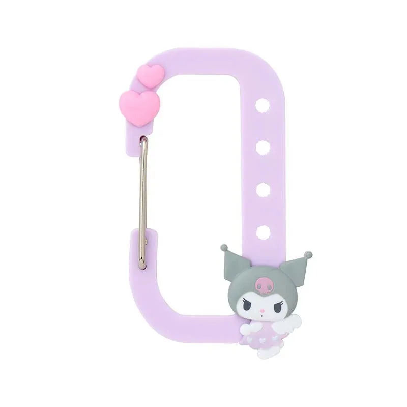 Kuromi Customizable Keychain Carabiner (My Pachirun Series) sold by Sanrio