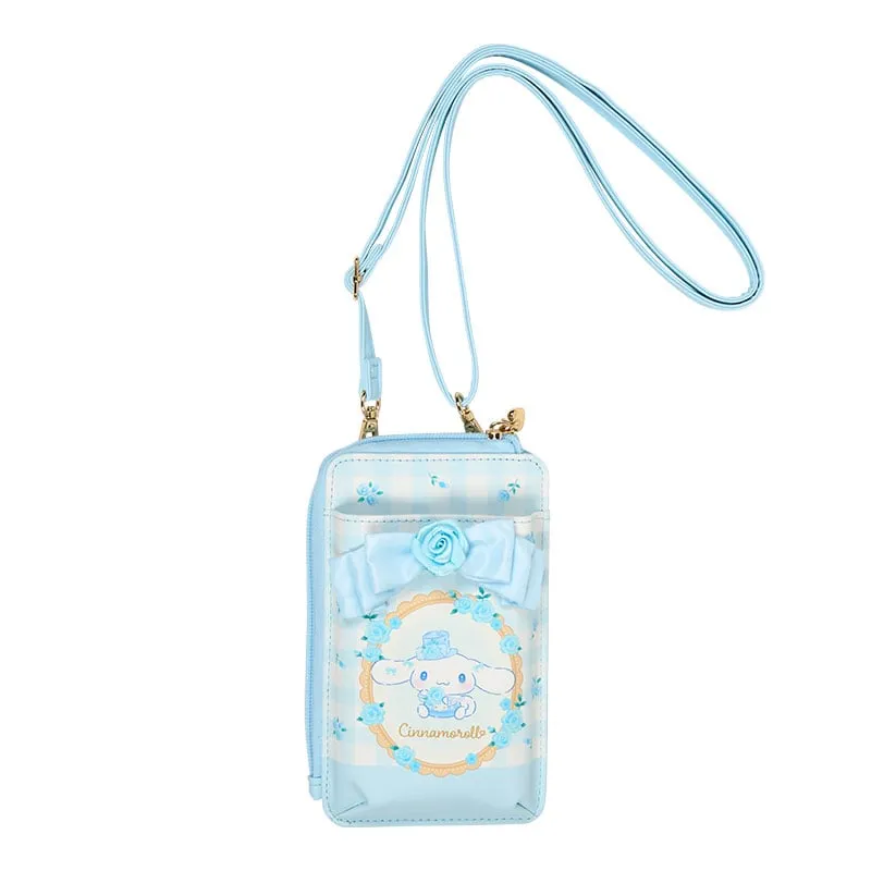 Cinnamoroll Crossbody Phone Bag (Dolly Rose Design Series) sold by Sanrio