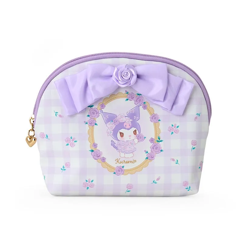 Kuromi Mini Zipper Pouch (Dolly Rose Design Series) sold by Sanrio