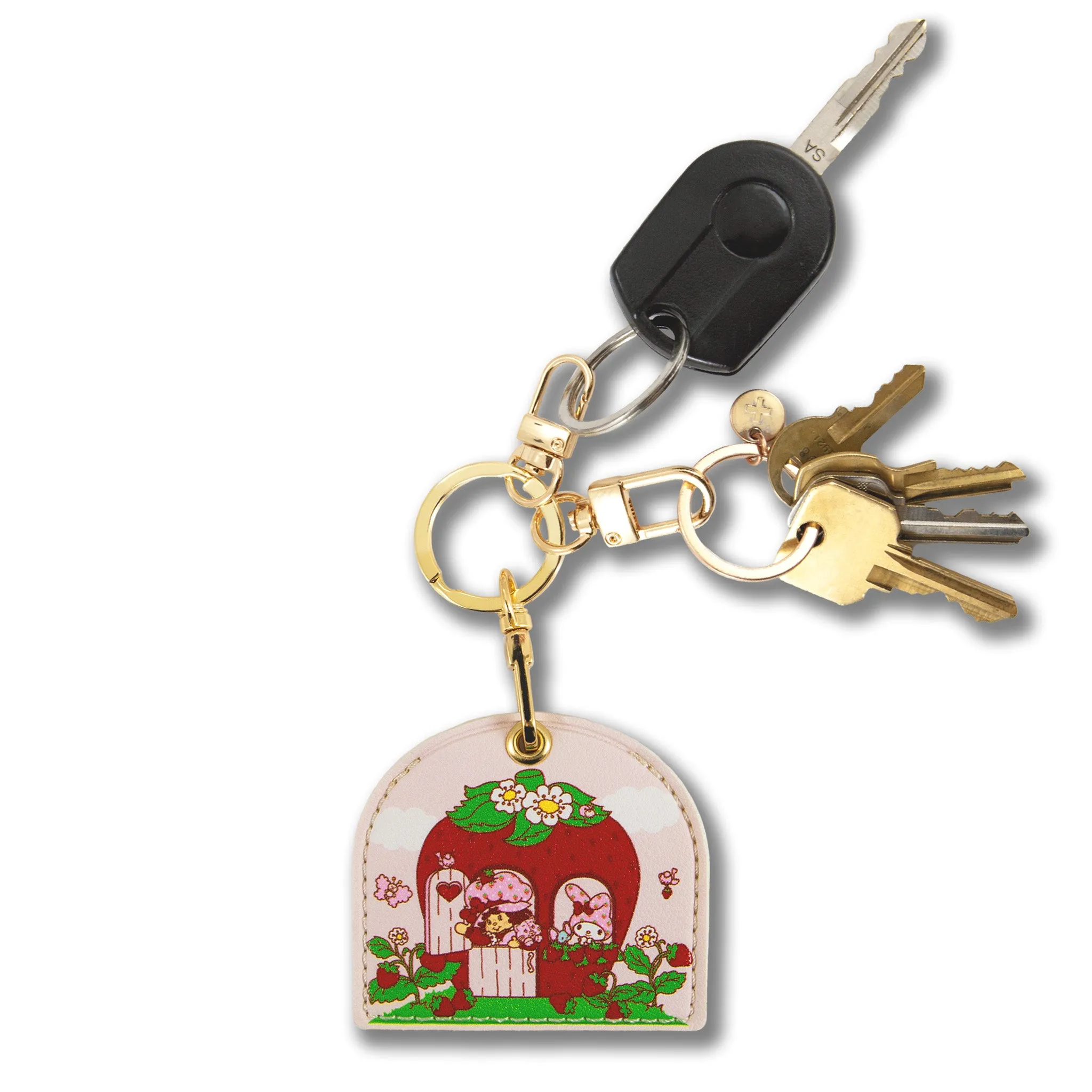 My Melody x Sonix Strawberry Shortcake AirTag Keychain sold by Sanrio product image thumbnail 2