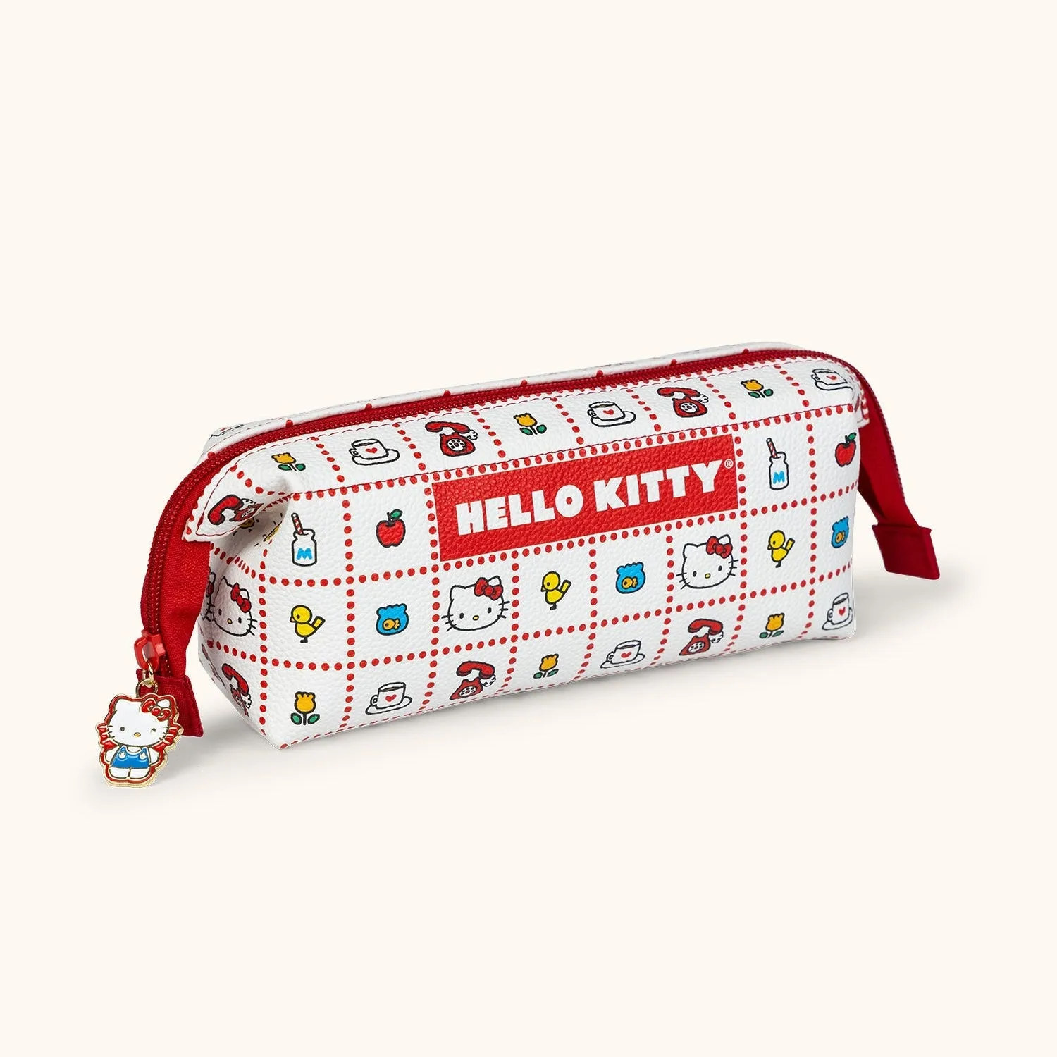 Hello Kitty x Studio Oh! Retro Red Mini Loaf Pencil Pouch sold by Sanrio product image thumbnail 4