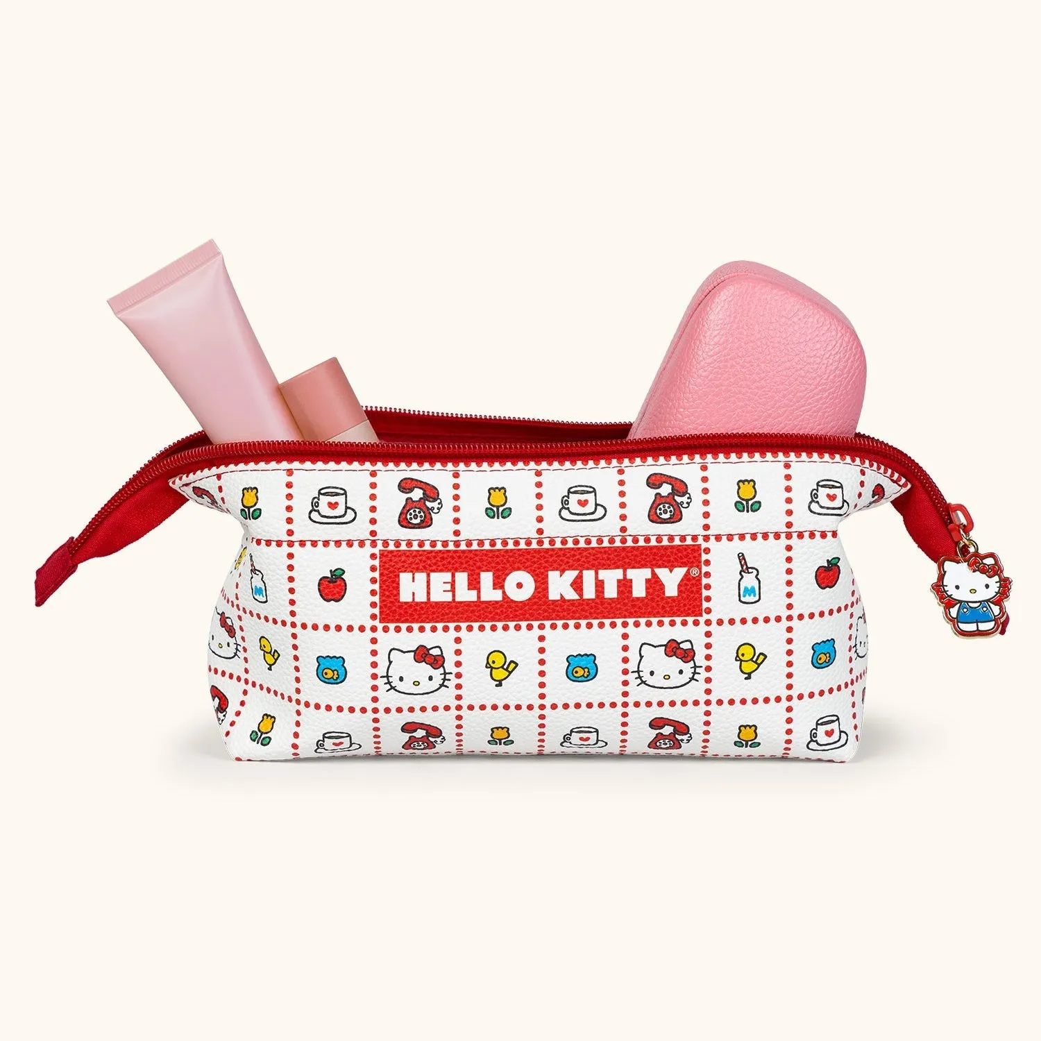 Hello Kitty x Studio Oh! Retro Red Mini Loaf Pencil Pouch sold by Sanrio product image thumbnail 3