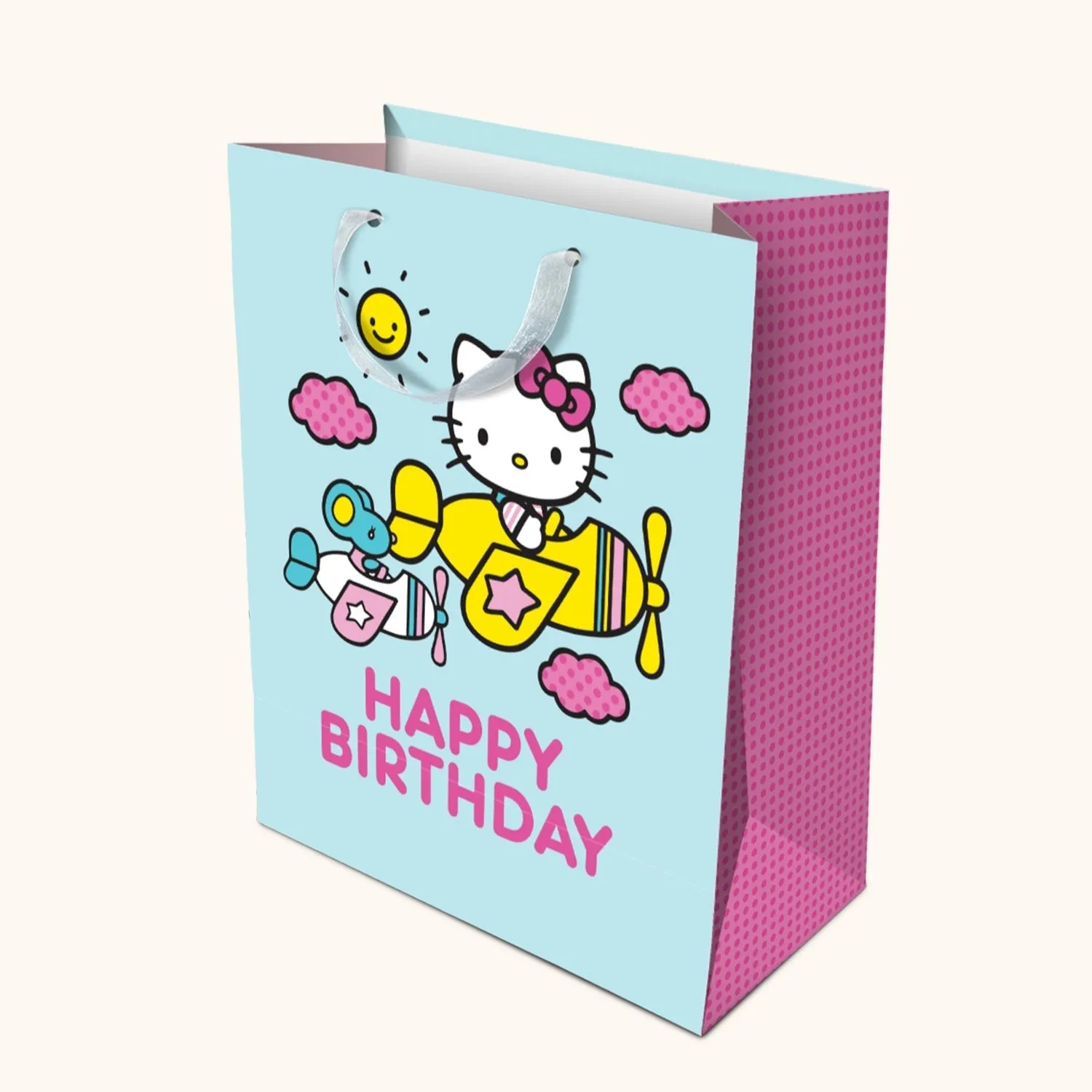 Hello Kitty x Studio Oh! Planes Happy Birthday Gift Bag (Medium) sold by Sanrio