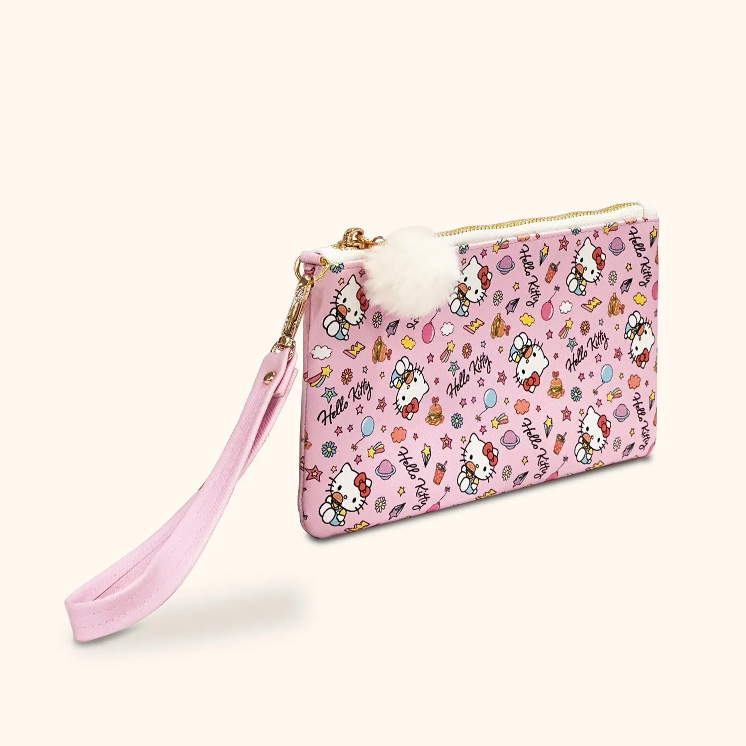 Hello Kitty and Friends x Studio Oh! College Letters Pink Pencil Pouch sold by Sanrio product image thumbnail 3