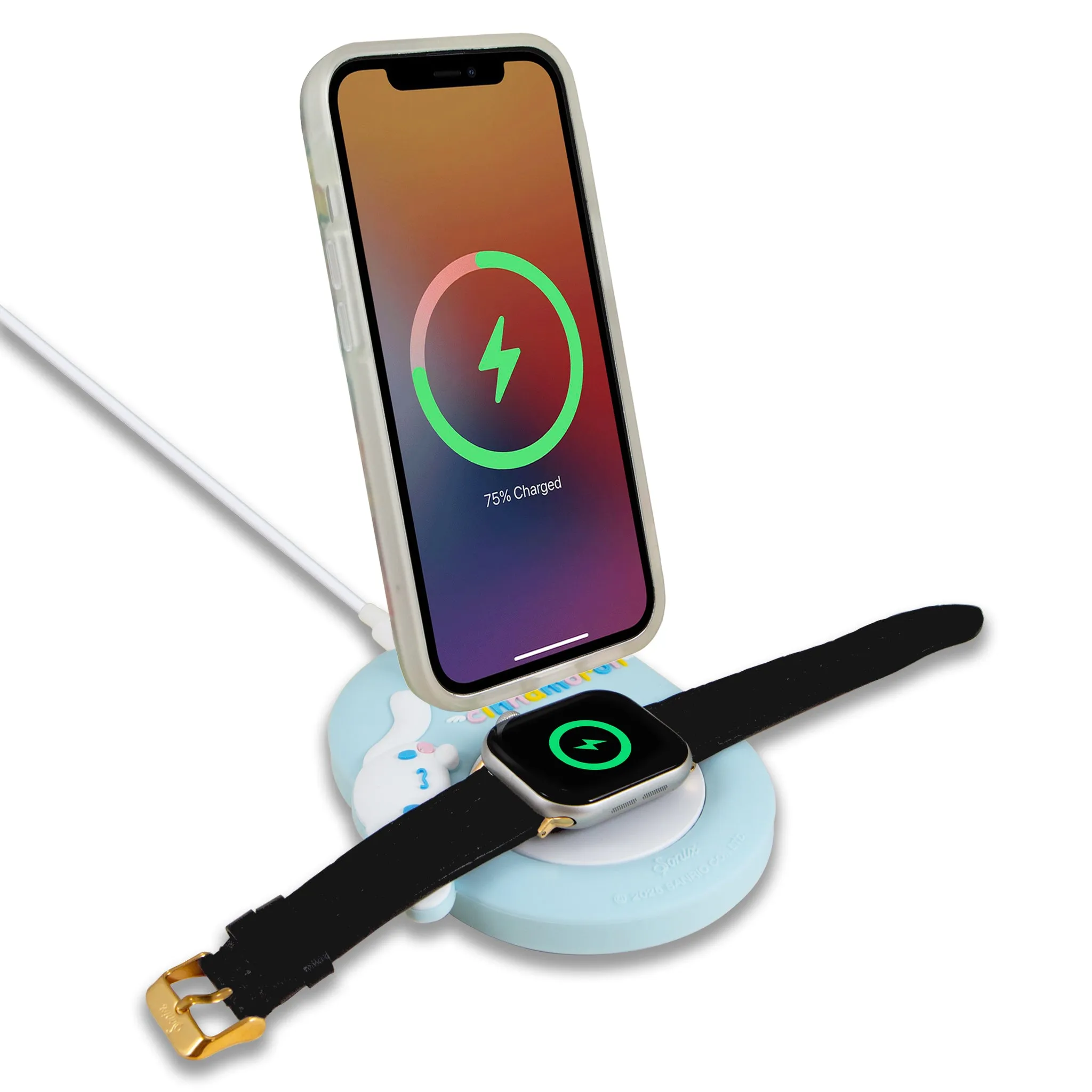 Cinnamoroll x Sonix 2-in-1 Charging Station sold by Sanrio product image thumbnail 2