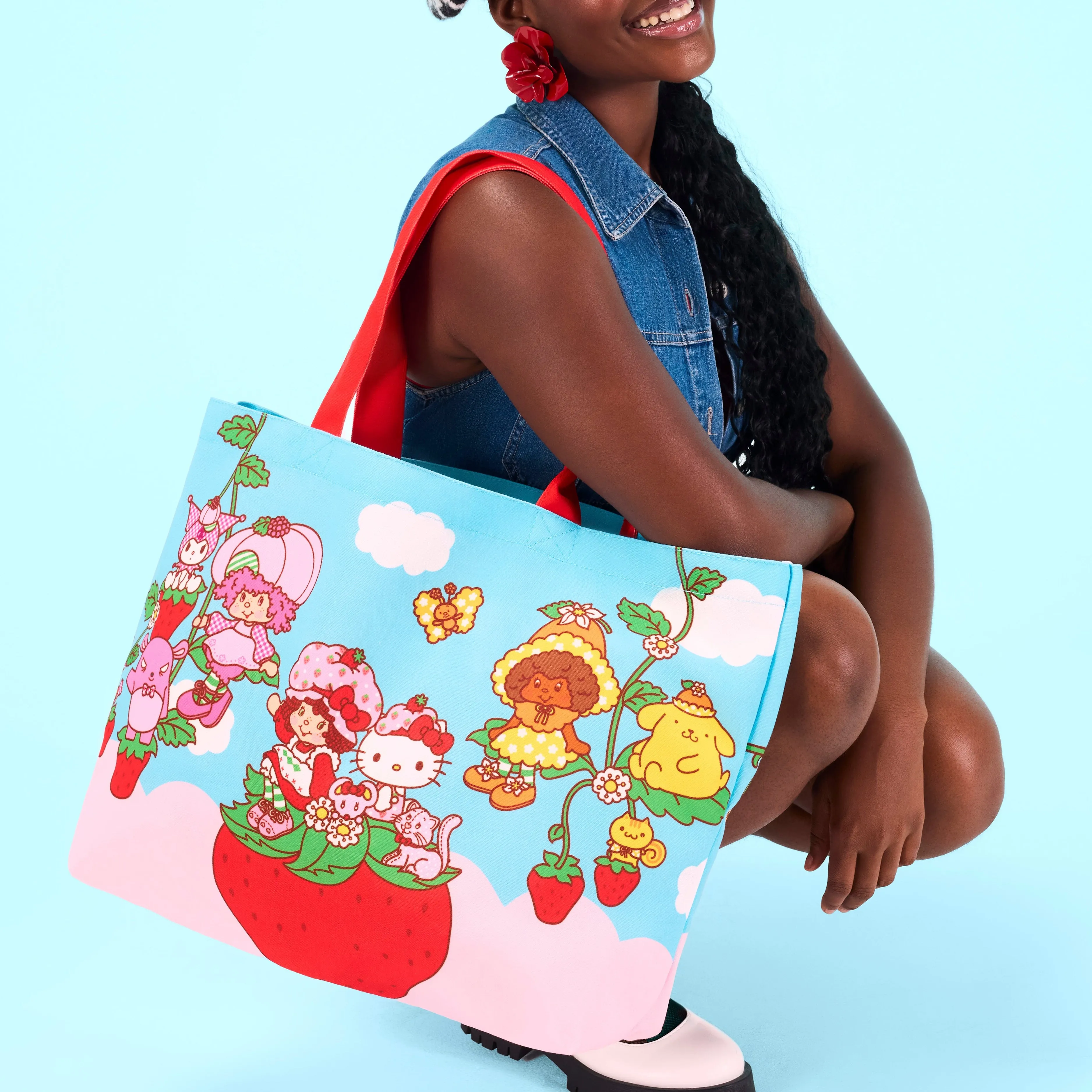 Hello Kitty and Friends x Loungefly Strawberry Shortcake Tote Bag sold by Sanrio product image thumbnail 2