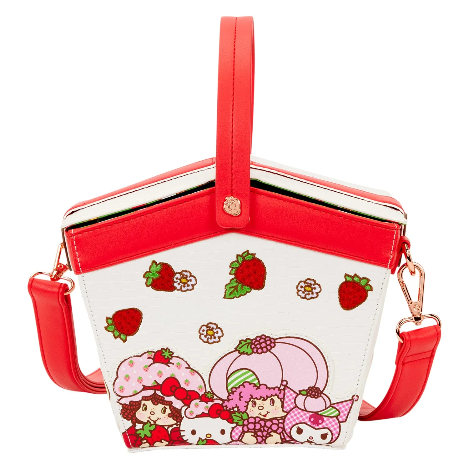 Hello Kitty and Friends x Loungefly Strawberry Shortcake Figural Crossbody Bag sold by Sanrio product image thumbnail 4