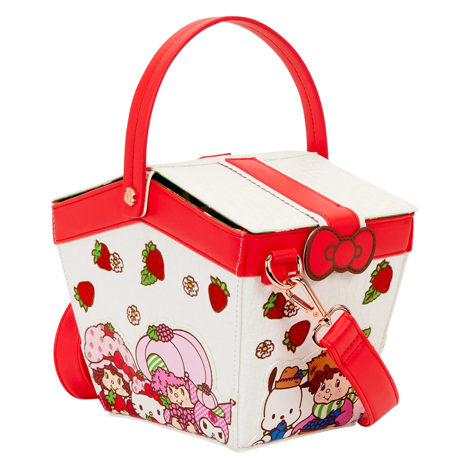 Hello Kitty and Friends x Loungefly Strawberry Shortcake Figural Crossbody Bag sold by Sanrio product image thumbnail 5