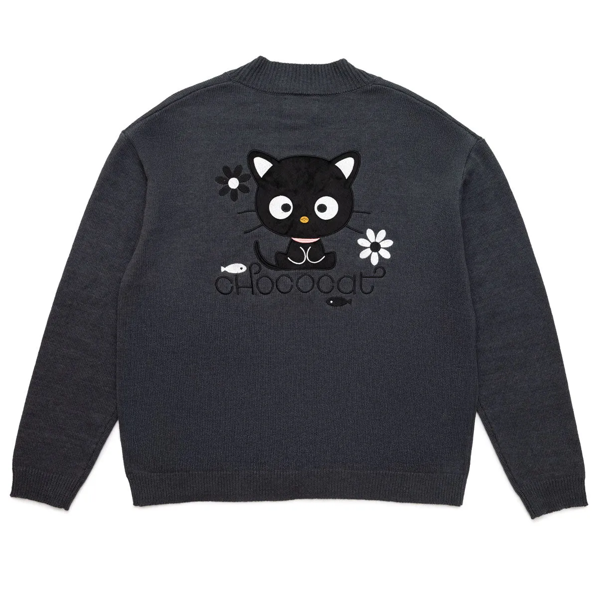 Chococat x JapanLA Flowers Embroidered Knit Cardigan sold by Sanrio product image thumbnail 4