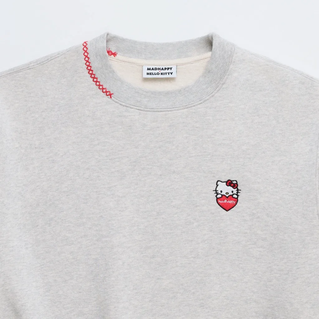 Hello Kitty x Madhappy Midweight Fleece Crewneck (Campus) sold by Sanrio product image thumbnail 2