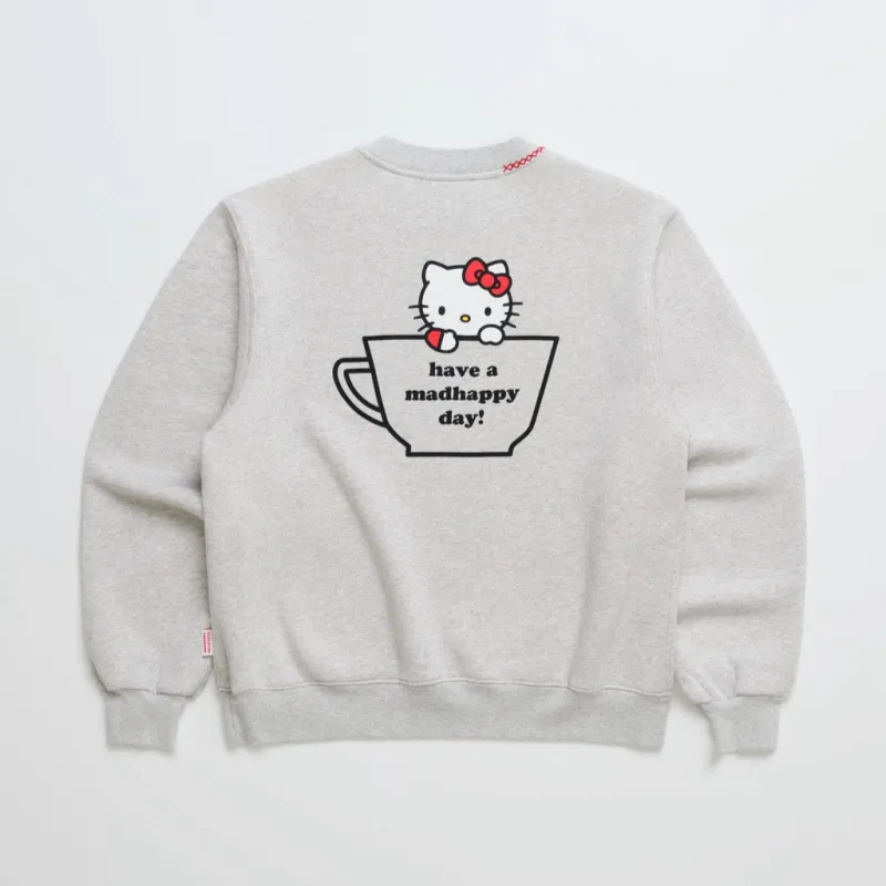 Hello Kitty x Madhappy Midweight Fleece Crewneck (Campus) sold by Sanrio