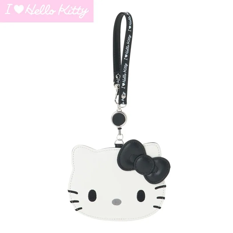 Hello Kitty Black Retractable ID Badge Reel (I Love Hello Kitty Series) sold by Sanrio