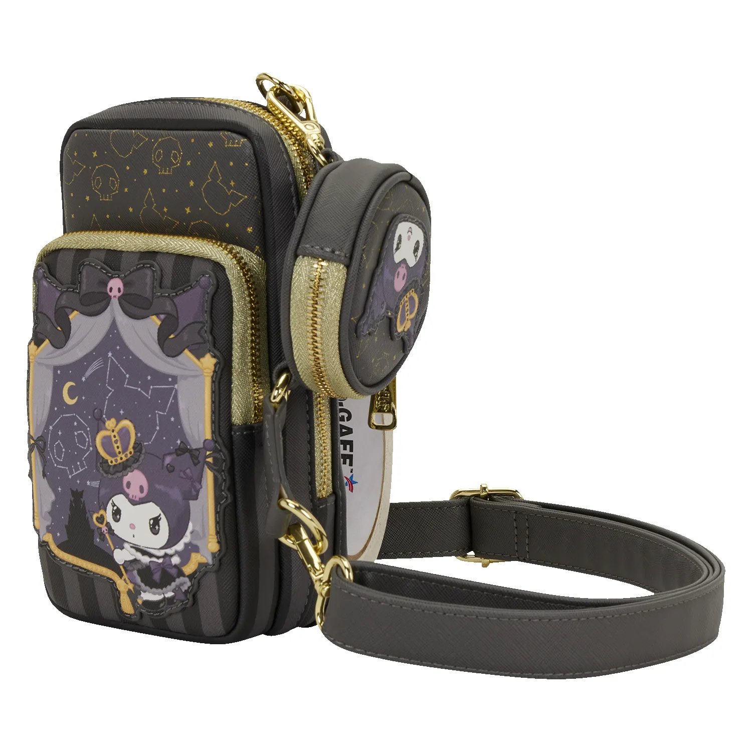 Kuromi x Loungefly 20th Anniversary Crossbody Phone Bag sold by Sanrio product image thumbnail 5