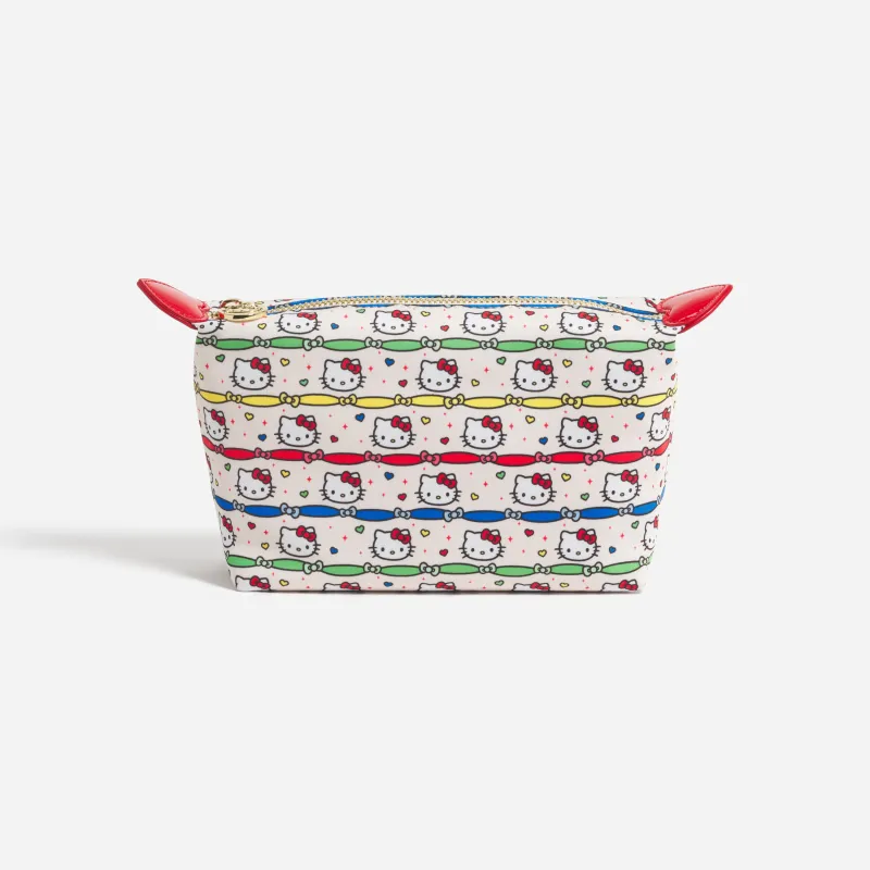 Hello Kitty x Stoney Clover Lane Small Pouchette (Hello Kitty Ribbon Stripe) sold by Sanrio