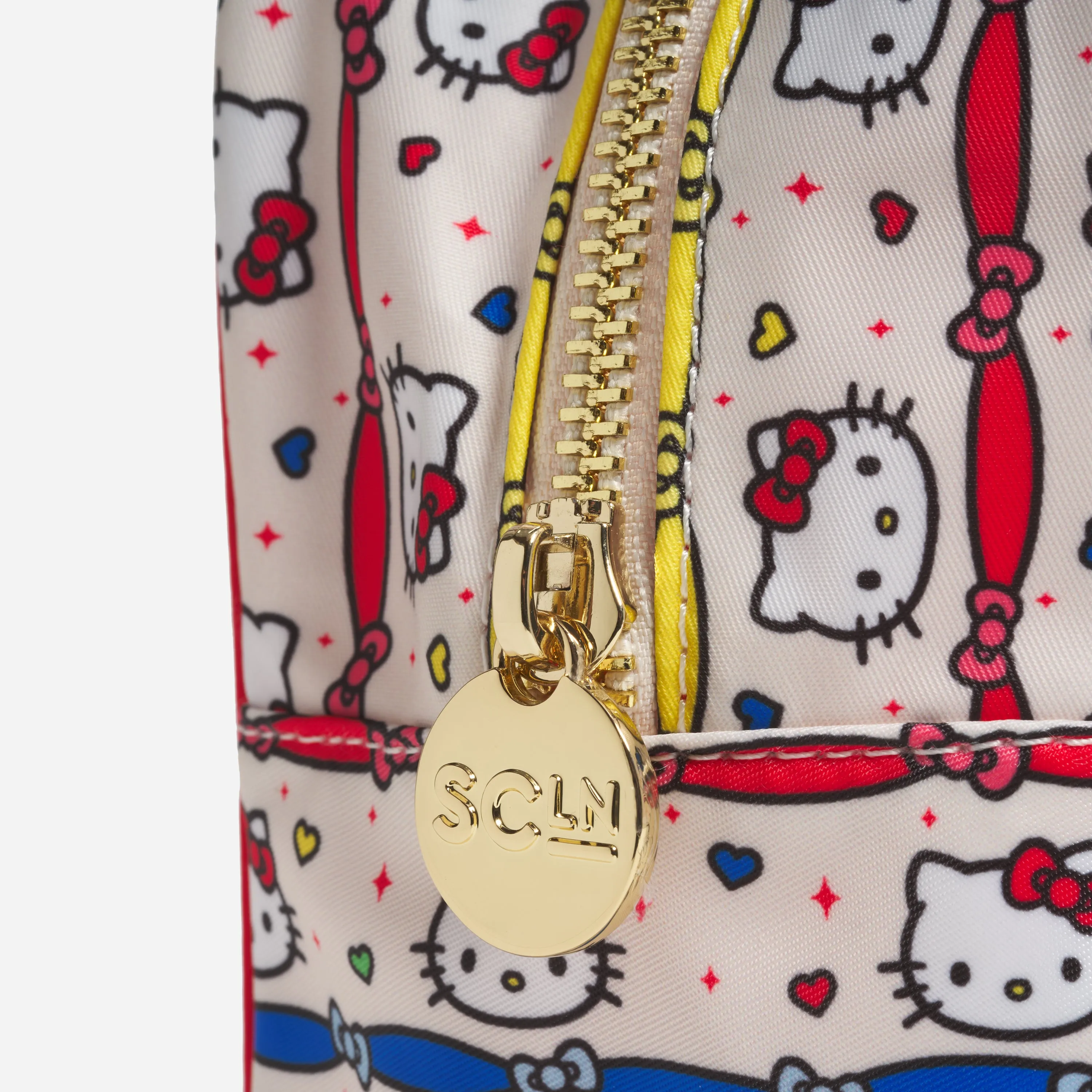 Hello Kitty x Stoney Clover Lane Clear Front Large Pouch (Hello Kitty Ribbon Stripe) sold by Sanrio product image thumbnail 3