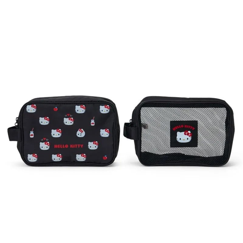 Hello Kitty 2-pc Travel Pouch Set sold by Sanrio