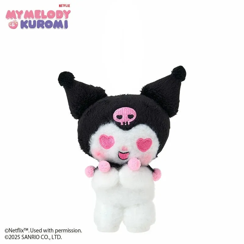 Kuromi Lovestruck Plush Mascot Keychain (My Melody & Kuromi Netflix Series) sold by Sanrio