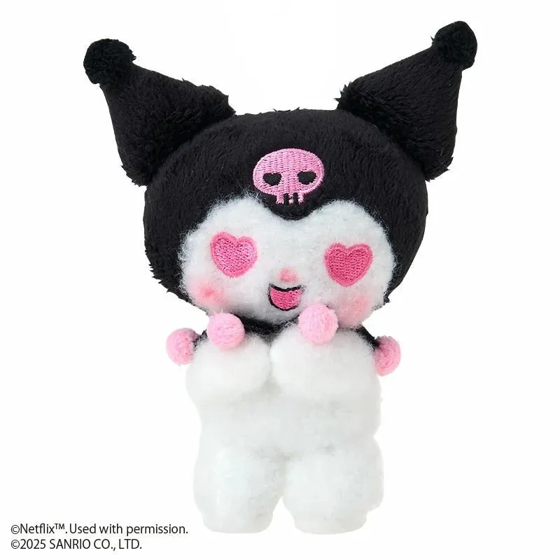 Kuromi Lovestruck Plush Mascot Keychain (My Melody & Kuromi Netflix Series) sold by Sanrio product image thumbnail 2