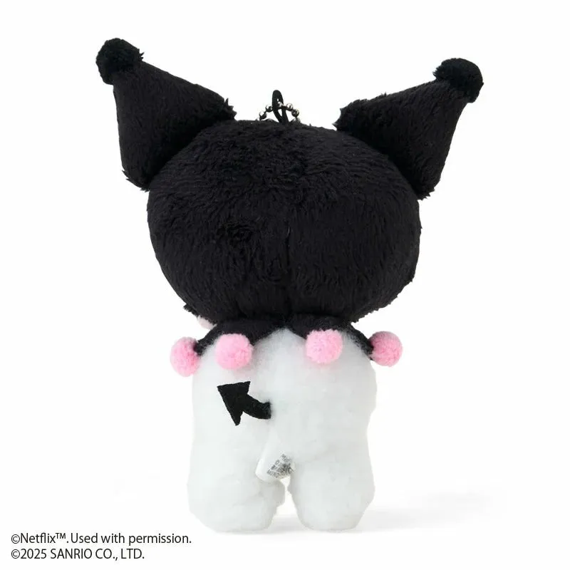 Kuromi Lovestruck Plush Mascot Keychain (My Melody & Kuromi Netflix Series) sold by Sanrio product image thumbnail 3