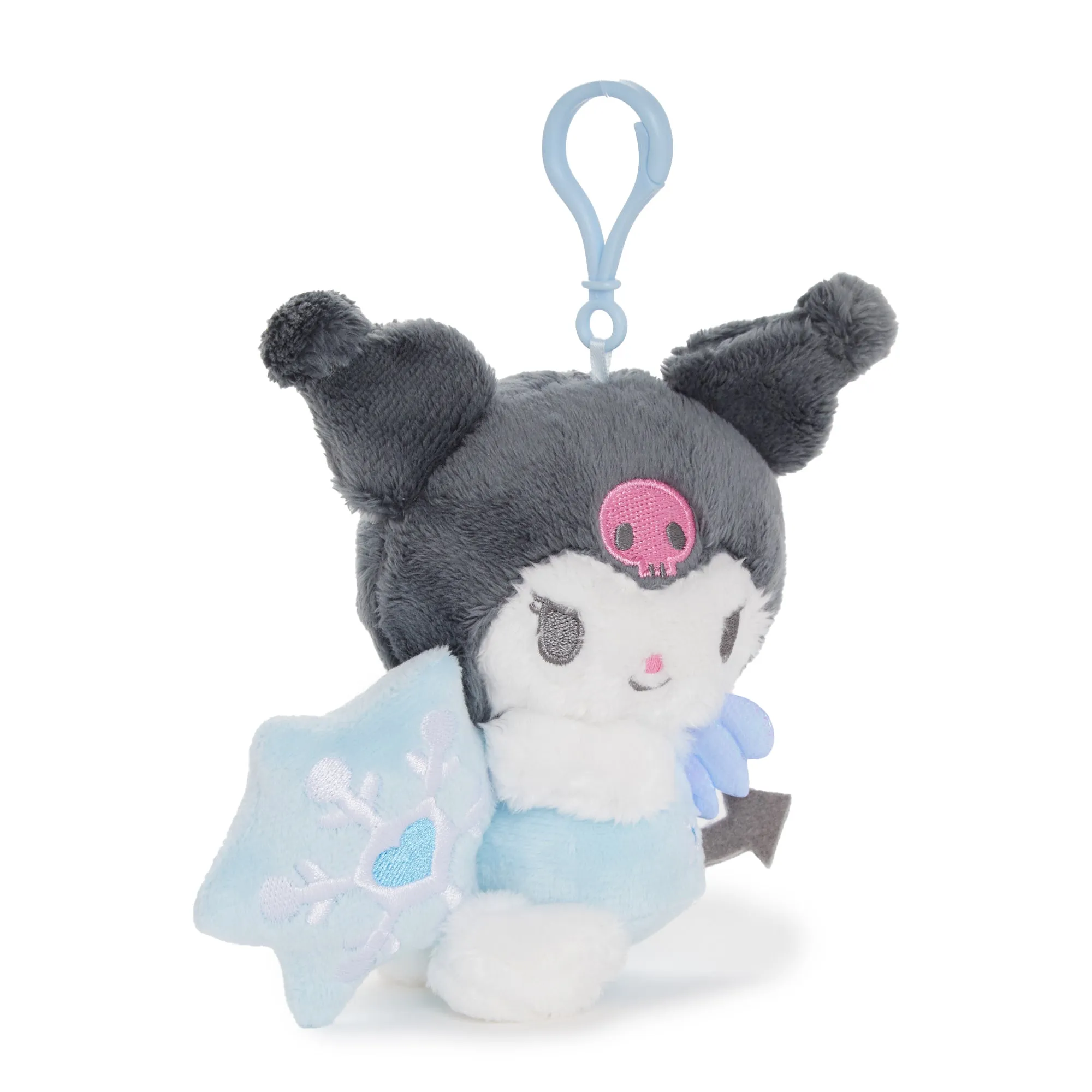 Kuromi Plush Mascot Clip (Snow Angel Series) sold by Sanrio product image thumbnail 3